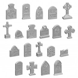 3D printed set - Gravestones