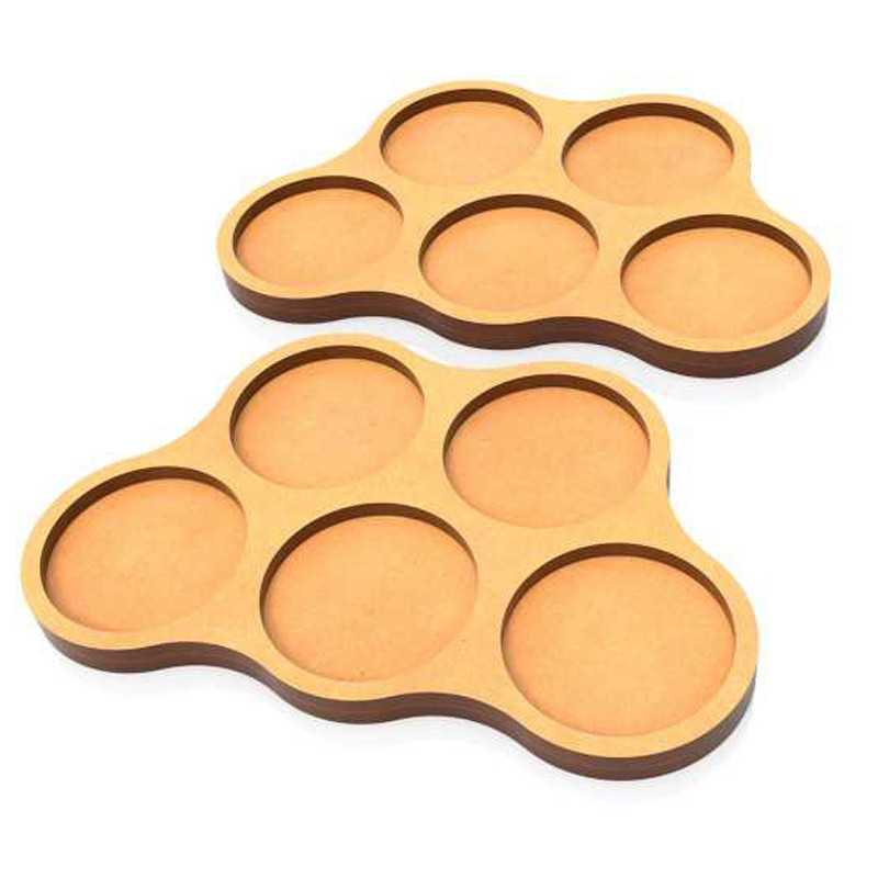Vassoi di Movimento MDF 25mm x5 per Schermagliatori Vassoi di Movimento MDF 25mm x5 per Schermagliatori