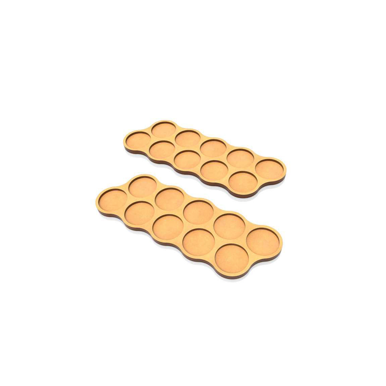 Vassoi di Movimento MDF 25mm x10 per Schermagliatori