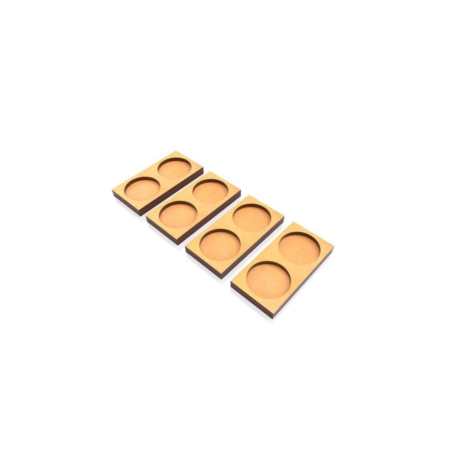 MDF Movement Trays 25mm 2x1 - Skirmish Lines MDF Movement Trays 25mm 2x1 - Skirmish Lines