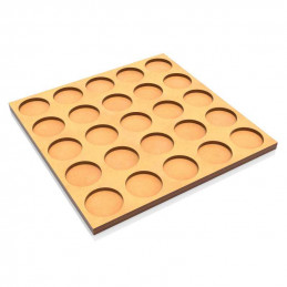 MDF Movement Trays 25mm 5x5 - Skirmish Lines