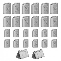 Set imprimé en 3D - Jerrycans en Résine