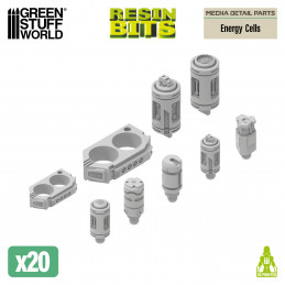 Mecha Detail Parts - Energy Cells | Gundam conversion kit