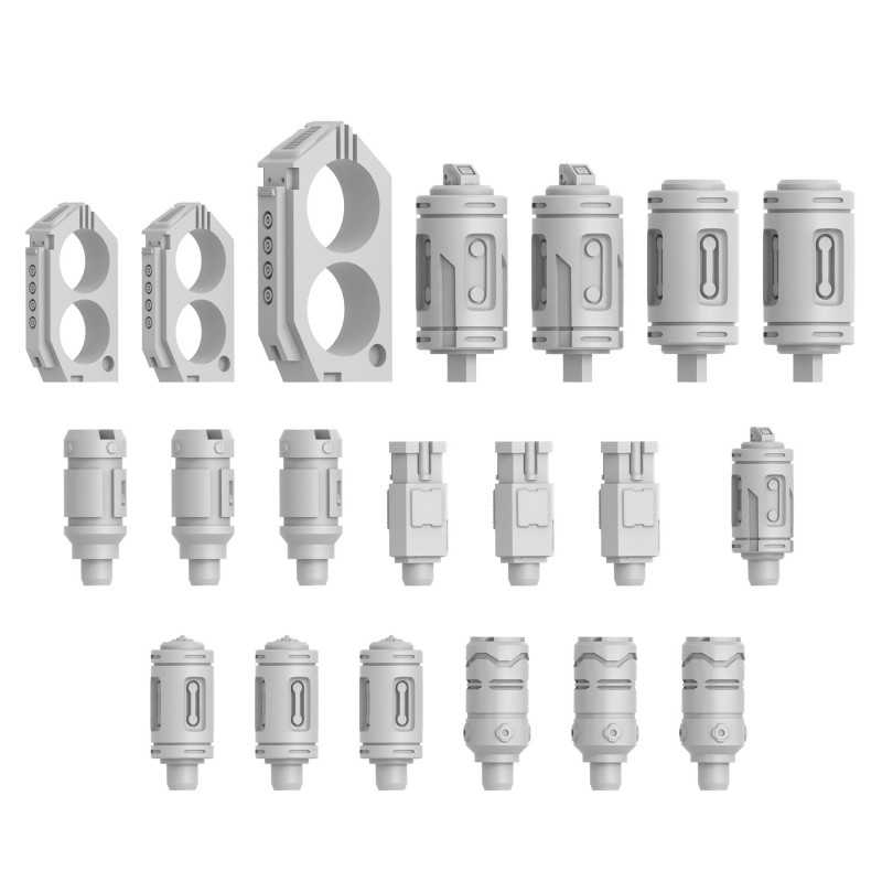 Mecha Detail Parts - Energy Cells | Gundam conversion kit Mecha Detail Parts - Energy Cells | Gundam conversion kit