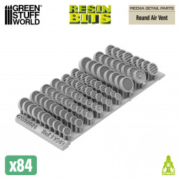 Mecha Detail Parts - Round Air Vent | Gundam conversion kit