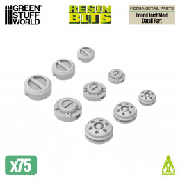 Mecha Detail Parts - Round Joint Mold Detail Part