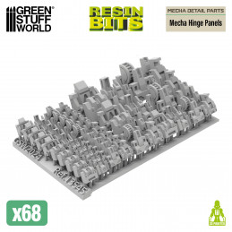 Mecha Detail Parts - Mecha Hinge Panels | Gundam conversion