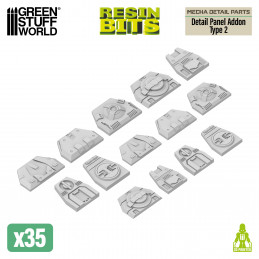 Mecha Detail Parts - Detail Panel Addon Type 2