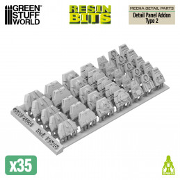 Mecha Detail Parts - Detail Panel Addon Type 2