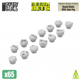Mecha Detail Parts - Oval Verniers | Gundam conversion kit