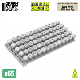 Mecha Detail Parts - Oval Verniers | Gundam conversion kit