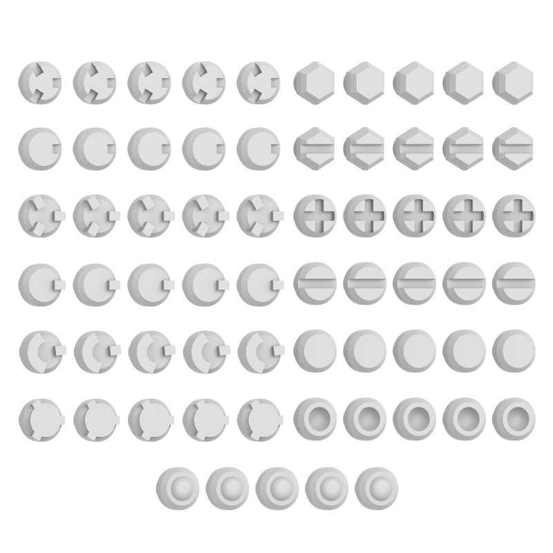 Mecha Detail Parts - Oval Verniers | Gundam conversion kit