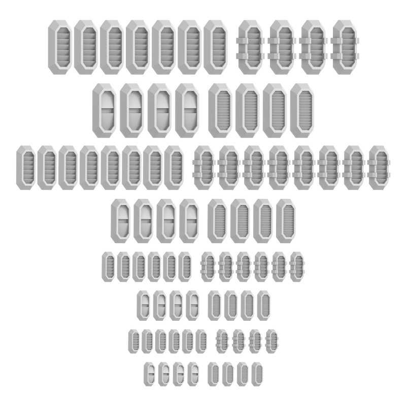 Mecha Detail Parts - Beveled Vernier Detail Parts Mecha Detail Parts - Beveled Vernier Detail Parts