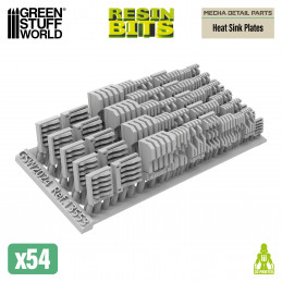 Mecha Detail Parts - Heat Sink Plates | Gundam conversion kit