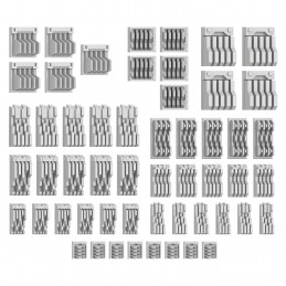 Mecha Detail Parts - Heat Sink Plates | Gundam conversion kit