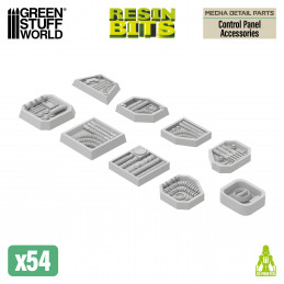 Mecha Detail Parts - Control Panel Accessories