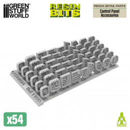 Mecha Detail Parts - Control Panel Accessories