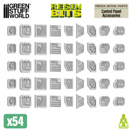 Mecha Detail Parts - Control Panel Accessories