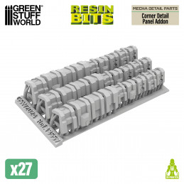 Mecha Detail Parts - Corner Detail Panel Addon