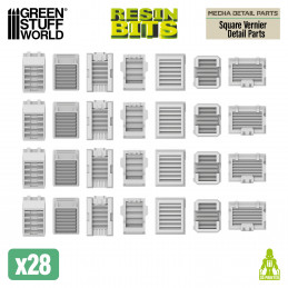 Mecha Detail Parts - Square Vernier Detail Parts