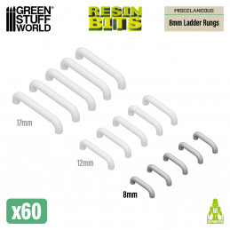 Mecha Detail Parts - 8mm Ladder Rungs | Gundam conversion