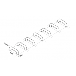 Mecha Detail Parts - 8mm Ladder Rungs | Gundam conversion