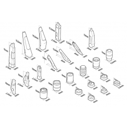 Mecha Detail Parts - TAU Battlesuit Accessories