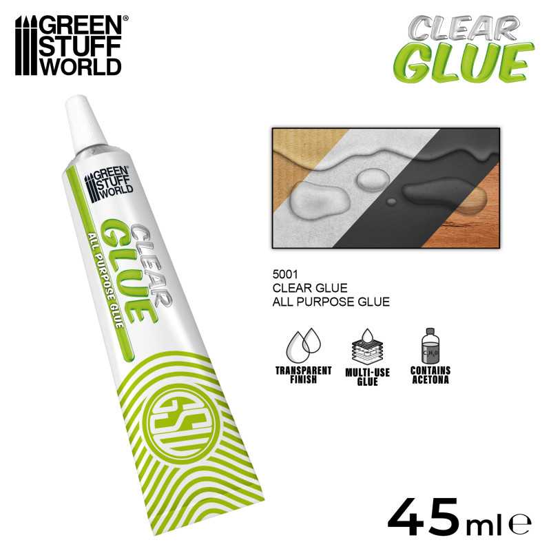 Pegamento Clear Glue Transparente | Silicona fria liquida para goma EVA, manualidades y modelismo Pegamento Clear Glue Transparente | Silicona fria liquida para goma EVA, manualidades y modelismo