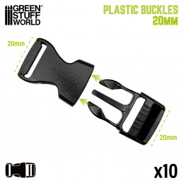 Fibbie di plastica | Fibbie clip 20mm