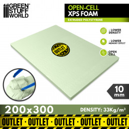 Offenzelliger Extrudiertes Polystyrol XPS 10 mm | XPS schaum