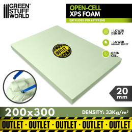 Poliestireno Extruido XPS de celda abierta 6mm | Espuma XPS