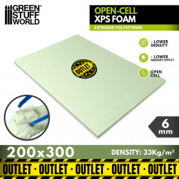 Offenzelliger Extrudiertes Polystyrol XPS 6mm | XPS schaum