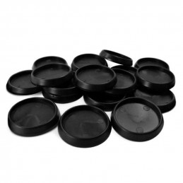 Hollow Plastic Bases - BLACK 32mm