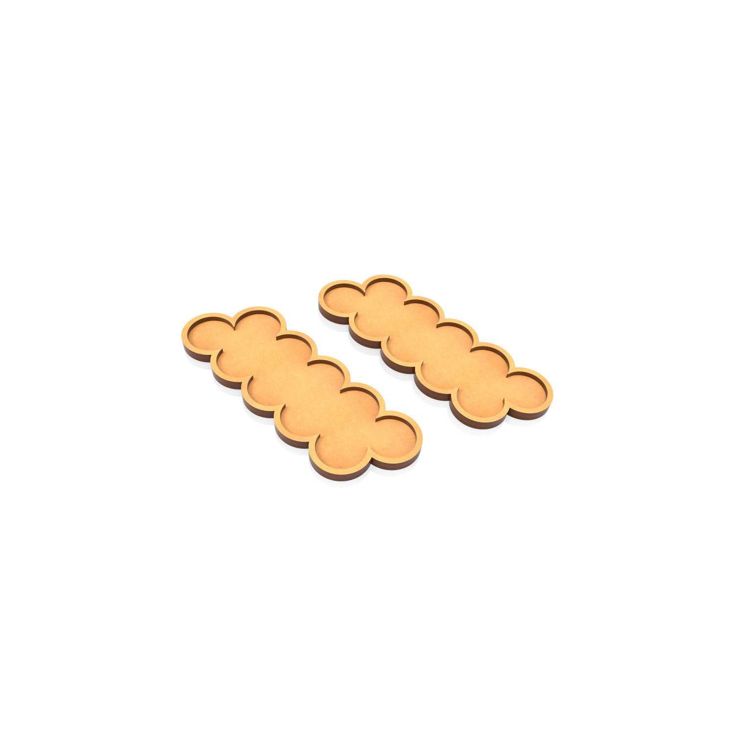 MDF Movement Trays 25mm x 10 - SLIM-FIT