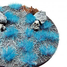 Martian Fluor Tufts - NEON STITCH BLUE