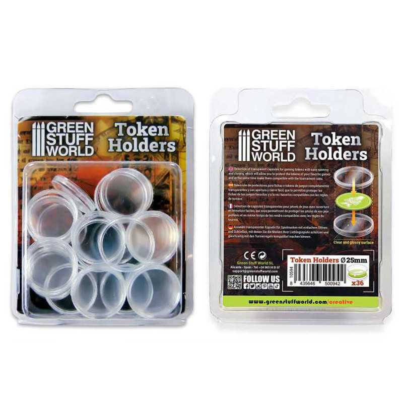 Capsules pour Jetons 25mm Capsules pour Jetons 25mm