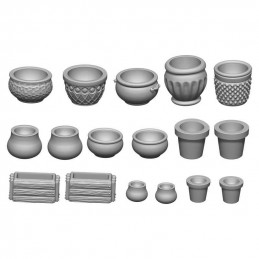 3D printed set - Plant Pot