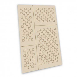 Self-adhesive stencils - Chequer S - 4mm