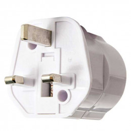 UE-UK plug adapter WHITE