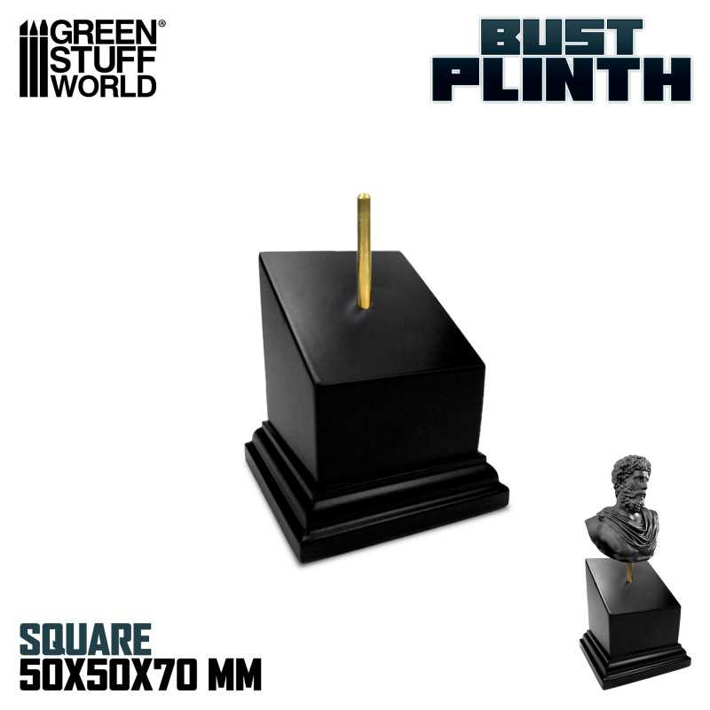 Tapered Bust Plinth 5x5cm Black | Bust Plinths Tapered Bust Plinth 5x5cm Black | Bust Plinths