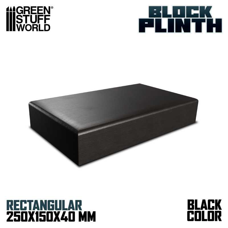 Rechteckiger Sockel 25x15 cm | Quader Holzsockel Rechteckiger Sockel 25x15 cm | Quader Holzsockel