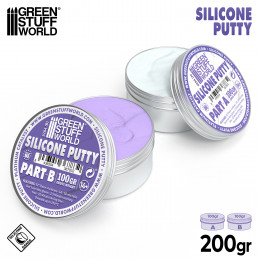 Violet Silicone Putty 200gr | Silicone Putty for Moldmaking