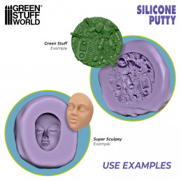 Violet Silicone Putty 200gr | Silicone Putty for Moldmaking