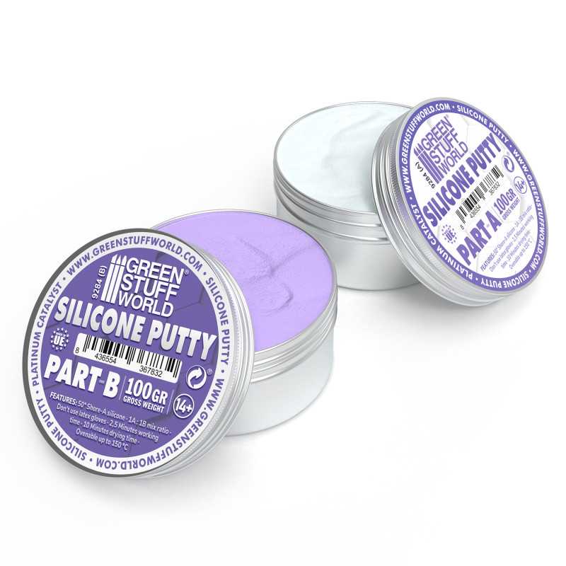 Violett Silikon-Knetmasse 200gr | Silikon-Knetmasse