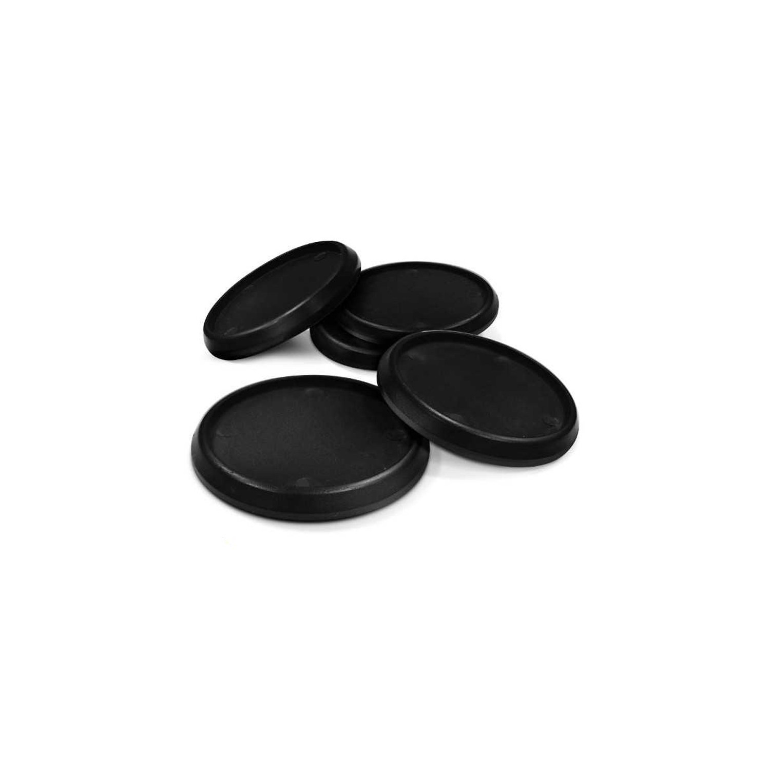 10x Peanas Plastico REDONDAS 40mm - Bases Miniaturas AOS Wargames