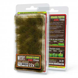 Matas Cesped XXL - Autoadhesivas - 22mm - VERDE SECO