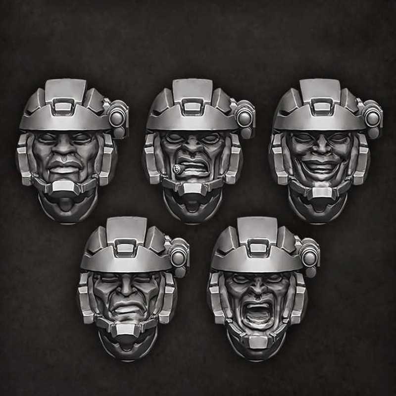 Troopers heads Troopers heads
