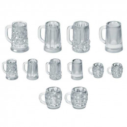 Chopes de bière - cristal