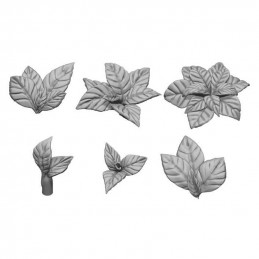 3D printed set - Large Leaves