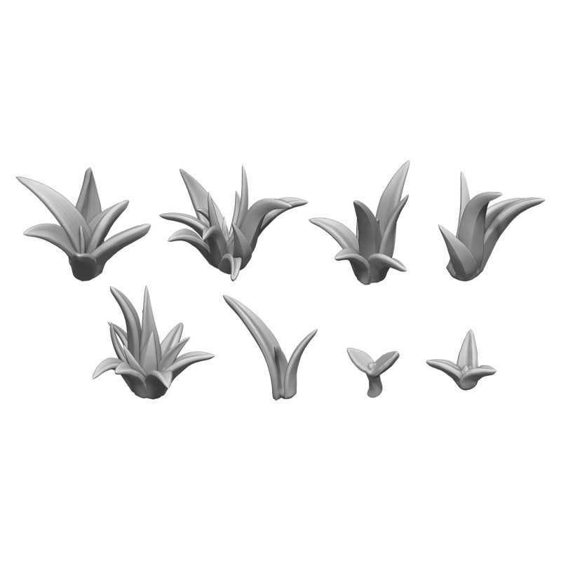 3D printed set - Grass Clumps | Plants and vegetation 3D printed set - Grass Clumps | Plants and vegetation